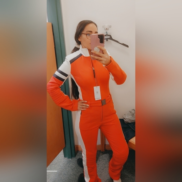 NWT Red Bogner Ski Suit size 8